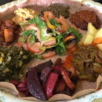Platter at Addis Abeba in Footscray