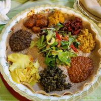 Platter for two at Addis Abeba in Footscray