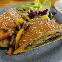 Sándwich yug at Yug in Mexico City