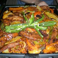 Vegi Meat Platter at Yug in Mexico City
