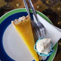 Lemon tart at Lemonwood Eatery in Okato