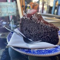 Chocolate cake  at Lemonwood Eatery in Okato