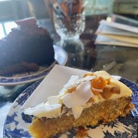 Mandarin cake  at Lemonwood Eatery in Okato