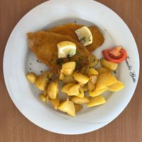 Soja Schnitzel  at Ulis Schlemmertreff in Baden Baden