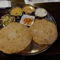 The puri set at Kerala Kitchen Ishigakijima - ケララキッチン石垣島 in Ishigaki