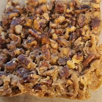 Pecan Bar also Gluten Free. at Grass Roots Kitchen in Tarrytown
