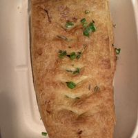 Spinach (spanakopita-type) Pie! 😋  at Grass Roots Kitchen in Tarrytown