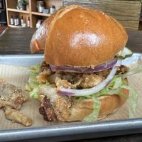 Oyster Mushroom Po’ Boy  at Grass Roots Kitchen in Tarrytown