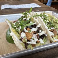 Special of day: grilled tofu tacos   at Grass Roots Kitchen in Tarrytown