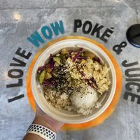 Build your own bowl  at Wow Poke & Juice in Lawrenceville
