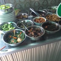 inside at Cay Bo De in My Tho