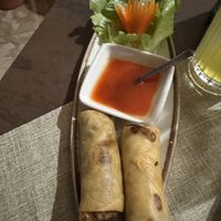 Vegetable spring rolls  at Thai Botánico in Tenerife