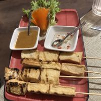 Tofu Satay Skewers (special request)  at Thai Botánico in Tenerife