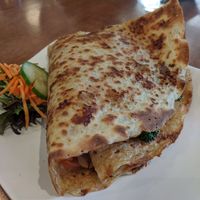 Teriyaki vegan crepe at The Naked Crepe Bistro, Inc in Wolfville