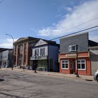 Outside at The Naked Crepe Bistro, Inc in Wolfville
