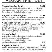 Highly recommend the vegan pecan pie! at The Naked Crepe Bistro, Inc in Wolfville