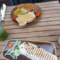 Full Monty and Vedi burrito.  at Vedi in Derby