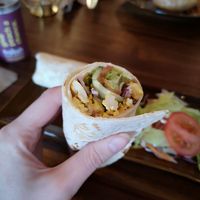 Tofu wrap  at Vedi in Derby