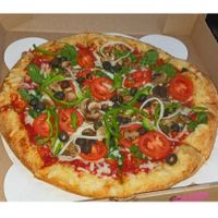 Vegan Veg' Out Pizza at Mellow Mushroom in Chantilly