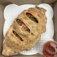 Veggie calzone  at Mellow Mushroom in Chantilly