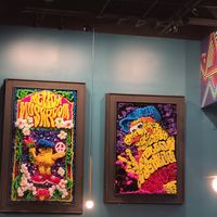 Wall art at Mellow Mushroom in Fayetteville