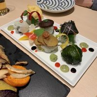 Vegan sushi  at Musubi in Tokyo