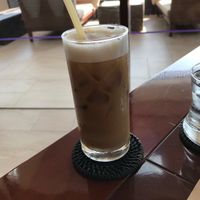 Iced latte with soya milk  at Fusion Resort in Cam Ranh