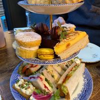 Vegetarian and gluten free afternoon tea at Cuthbert's in Liverpool