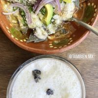 Chilaquiles   at Cafetería Tambien in Puebla