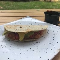 Quesadilla con chipotle, soooo delicious!  at Cafetería Tambien in Puebla
