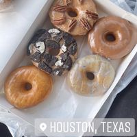 Variety of donuts  #Veganuary at Vegan Donut-Gelato in Houston