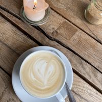 Cappuccino mit Hafermilch  at Klippkroog in Hamburg