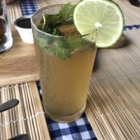 Turmeric finger fizz  at Moreish in Dubai