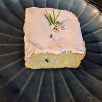 Lavender cake at Moreish in Dubai