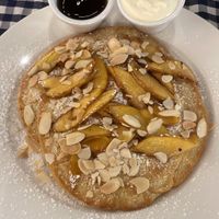 Vegan peach pancakes   at Moreish in Dubai