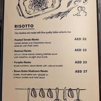 Risotto at Moreish in Dubai