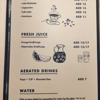 Drinks at Moreish in Dubai