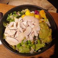 Teryaki salad bowl at my indigo - Muenchner Freiheit in Munich