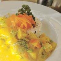 Asian Wok with tofu at Calanda in Chur