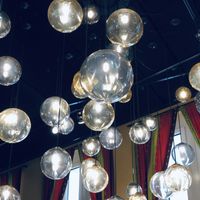 Sehr coole Lampen at Calanda in Chur