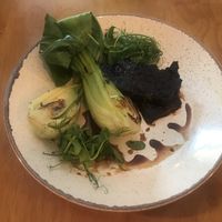 Chilli and soy tofu, pak choi, and Asian dressing  at The Windmill in Macclesfield