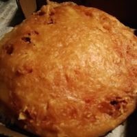 Pizza crunch at Gino's Fryer  in Largs