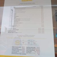 Extensive vegan menu at Gino's Fryer  in Largs