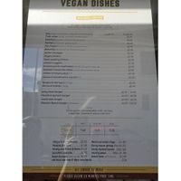 Vegan Menu. #Veganuary at Gino's Fryer  in Largs
