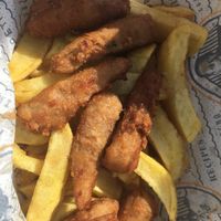 Prawns  at Gino's Fryer  in Largs