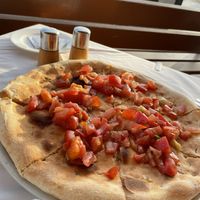 Tomato fokaccia at Monica in Tenerife