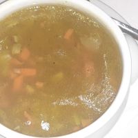 Minestra di verdura at Monica in Tenerife