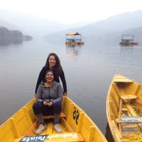 At the Begnas Lake at Mountain View Eco Farm in Lekhnath
