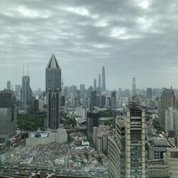 Nice views toward Pudong at The Flow in Shanghai