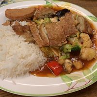 Chop suey with Ente   at Jade-Imbiss in Dusseldorf